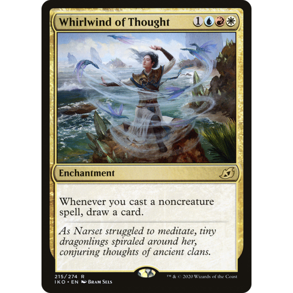 Magic: The Gathering Whirlwind of Thought (215) Lightly Played Foil