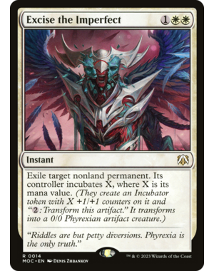 Magic: The Gathering Excise the Imperfect (104) Lightly Played