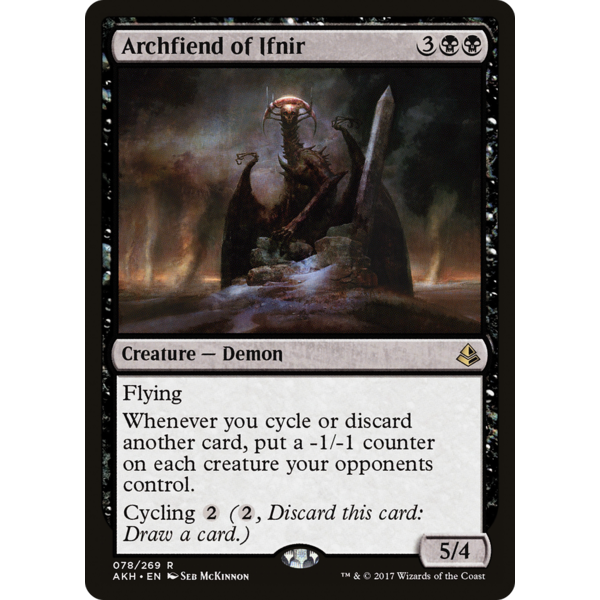 Magic: The Gathering Archfiend of Ifnir (078) Lightly Played