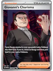 Pokemon Giovanni's Charisma (197) Lightly Played Holofoil