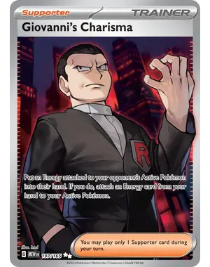 Pokemon Giovanni's Charisma (197) Lightly Played Holofoil