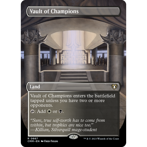 Magic: The Gathering Vault of Champions (Borderless) (667) Lightly Played Foil