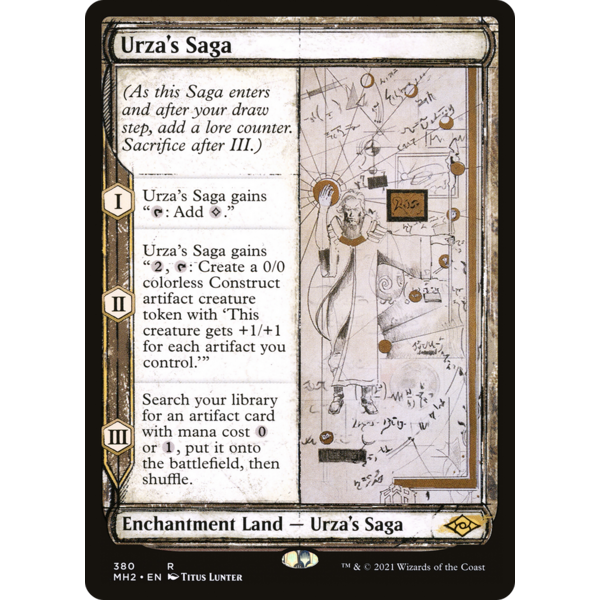 Magic: The Gathering Urza's Saga (Showcase) (380) Lightly Played