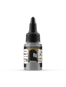 Monument Hobbies 025-Pro Acryl Silver