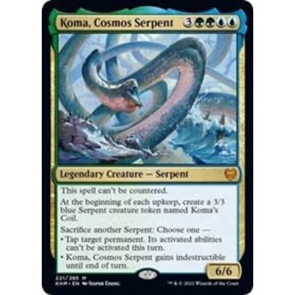Magic: The Gathering Koma, Cosmos Serpent (221) Lightly Played