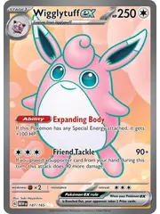 Pokemon Wigglytuff ex (187) Lightly Played Holofoil
