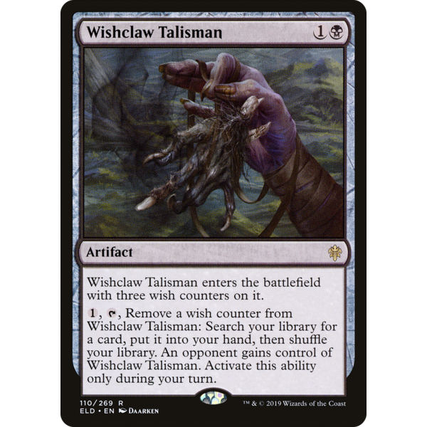 Magic: The Gathering Wishclaw Talisman (110) Lightly Played