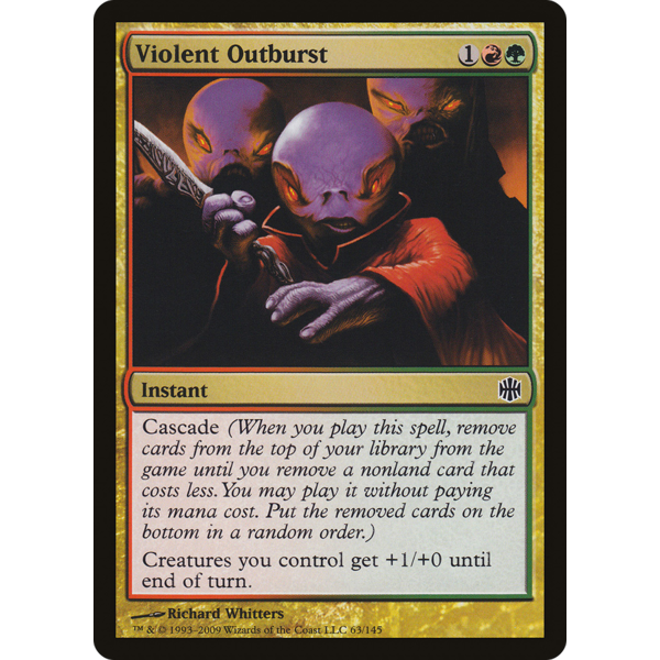 Magic: The Gathering Violent Outburst (63) Lightly Played