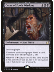 Magic: The Gathering Curse of Fool's Wisdom (016) Lightly Played