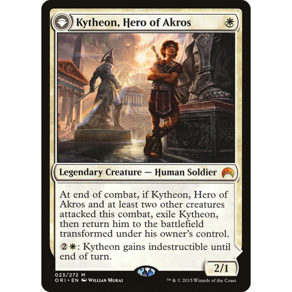 Magic: The Gathering Kytheon, Hero of Akros (23) Lightly Played Foil