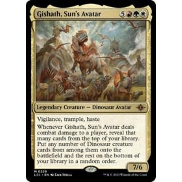 Magic: The Gathering Gishath, Sun's Avatar (229) Lightly Played