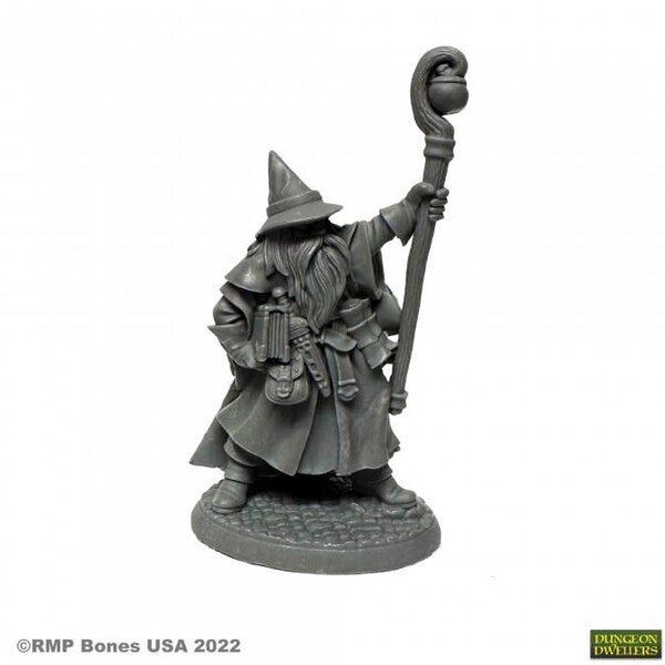 Reaper Miniatures Reaper 07008: Luwin Phost Wizard Bones Plastic Miniature