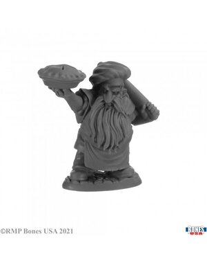 Reaper Miniatures Reaper 30048: Tub Dwarf Baker Bones Plastic Miniature
