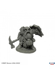 Reaper Miniatures Reaper 30079: Dark Dwarf Smiter Bones Plastic Miniature