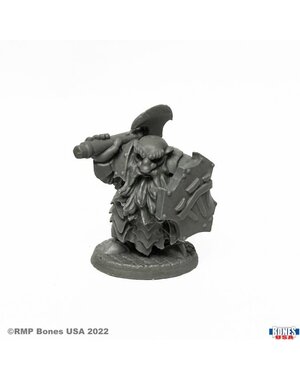 Reaper Miniatures Reaper 30081: Dark Dwarf Cleaver Bones Plastic Miniature