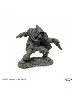 Reaper Miniatures Reaper 30085: Rogan Half-Orc Thief Bones Plastic Miniature