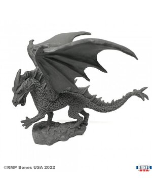 Reaper Miniatures Reaper 30086: Young Ice Dragon Bones Plastic Miniature