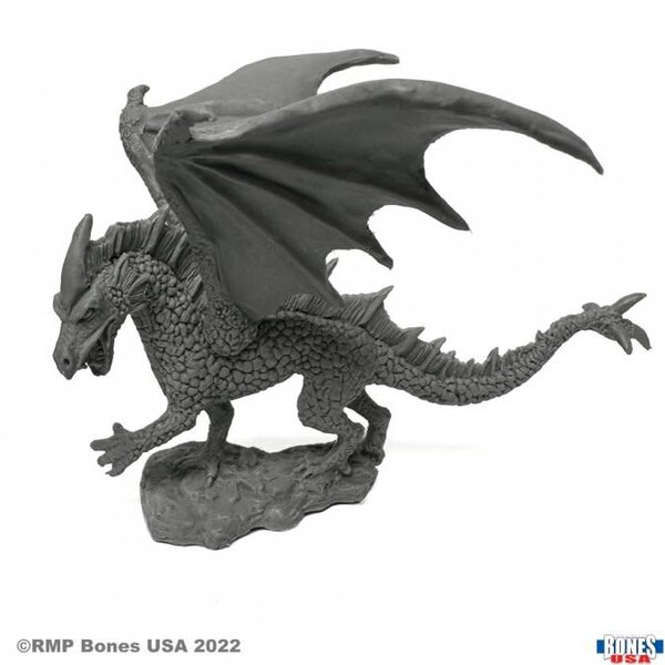 Reaper Miniatures Reaper 30086: Young Ice Dragon Bones Plastic Miniature