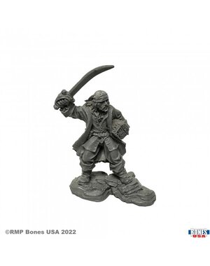 Reaper Miniatures Reaper 30106: Salvador Crowley Swashbuckler Bones Plastic Miniature
