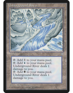 Magic: The Gathering Underground River (357) Lightly Played