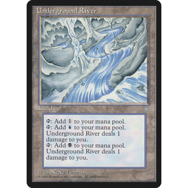 Magic: The Gathering Underground River (357) Lightly Played