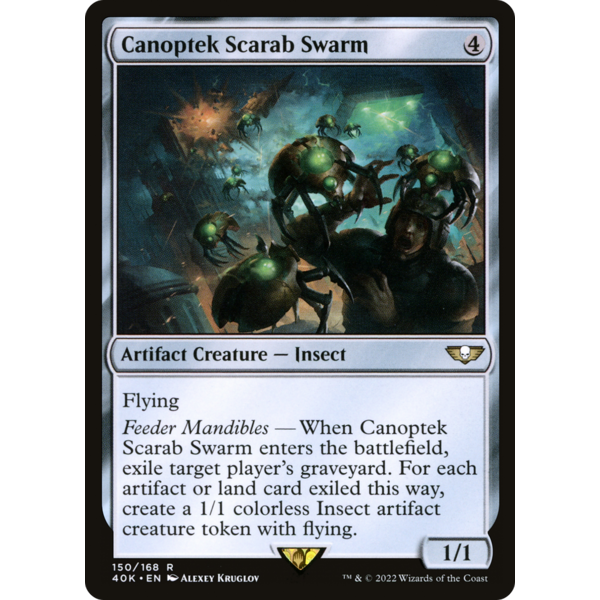 Magic: The Gathering Canoptek Scarab Swarm (150) Lightly Played
