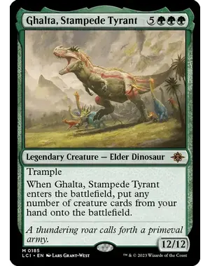 Wizards of The Coast Ghalta, Stampede Tyrant (185) Lightly Played