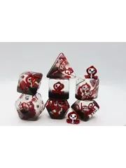 Foam Brain Red Reaper RPG Dice Set