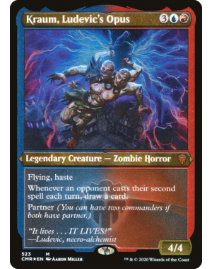 Magic: The Gathering Kraum, Ludevic's Opus (Foil Etched) (523) Lightly Played