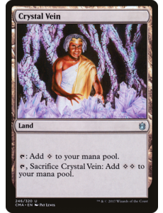 Magic: The Gathering Crystal Vein (246) Lightly Played