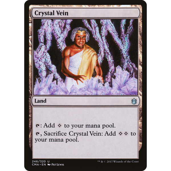 Magic: The Gathering Crystal Vein (246) Lightly Played