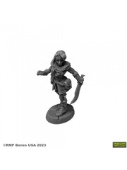 Reaper Miniatures Reaper 07098: Emrul Gozgul, Half-Orc Rogue Bones Plastic Miniature