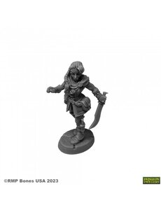 Reaper Miniatures Reaper 07098: Emrul Gozgul, Half-Orc Rogue Bones Plastic Miniature