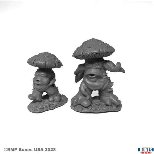 Reaper Miniatures Reaper 30115: Mushroom Men (2) Bones Plastic Miniature