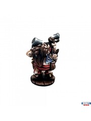 Reaper Miniatures Reaper 30145: Townsfolk: Dwarven Riverboat Pilot Bones Plastic Miniature