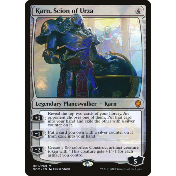 Magic: The Gathering Karn, Scion of Urza (001) Lightly Played