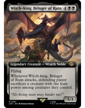 Magic: The Gathering Witch-king, Bringer of Ruin (Extended Art) (391) LP