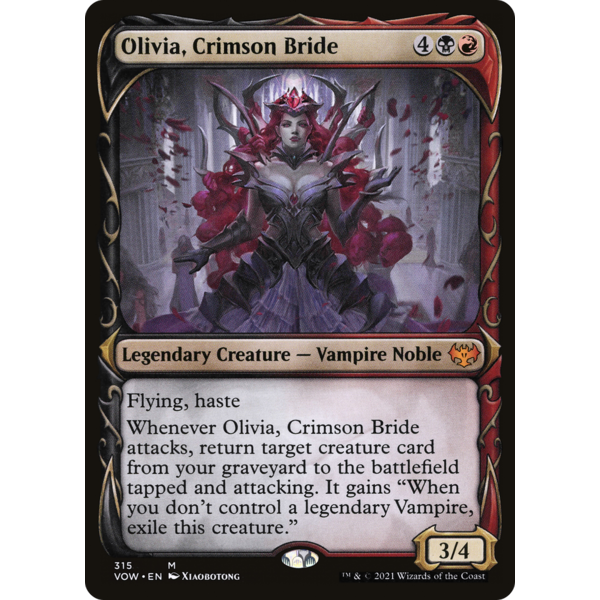 Magic: The Gathering Olivia, Crimson Bride (Showcase) (315) Lightly Played