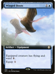 Magic: The Gathering Winged Boots (Extended Art) (289) Lightly Played