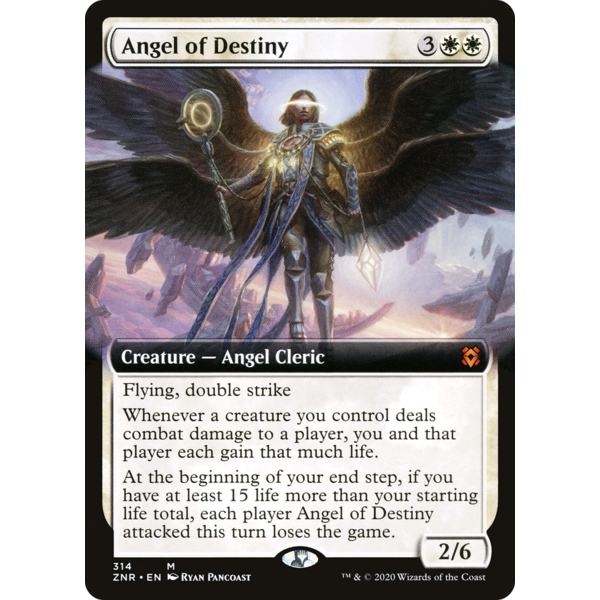 Magic: The Gathering Angel of Destiny (314) (Borderless) Lightly Played