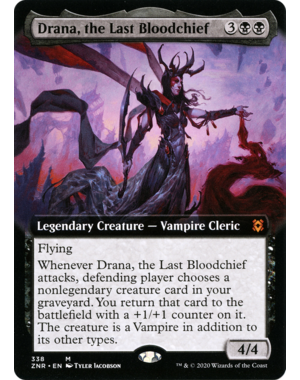 Magic: The Gathering Drana, the Last Bloodchief (Extended Art) (338 LP Foil