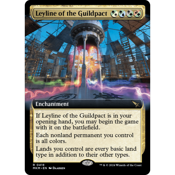 Magic: The Gathering Leyline of the Guildpact (Extended Art) (418) Lightly Played