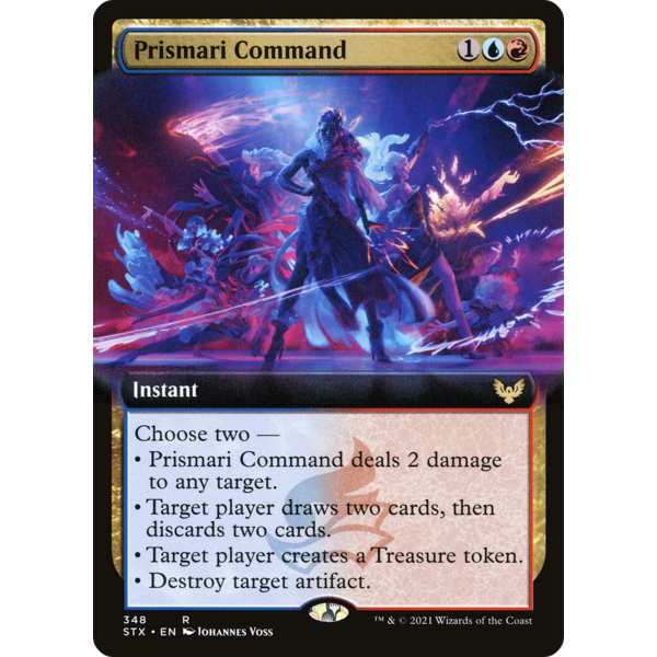 Magic: The Gathering Prismari Command (Extended Art) (348) LP Foil