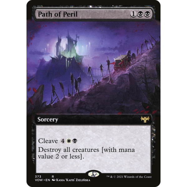 Magic: The Gathering Path of Peril (Extended Art) (373) Lightly Played