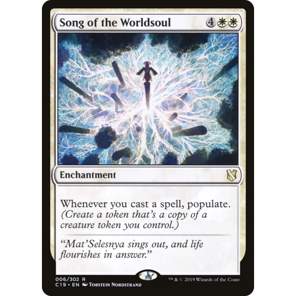 Magic: The Gathering Song of the Worldsoul (6) Lightly Played