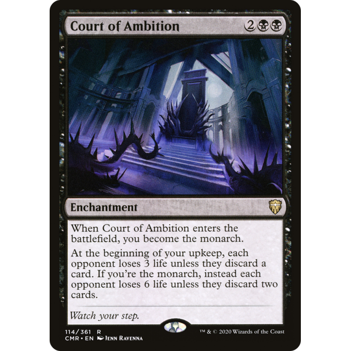 Magic: The Gathering Court of Ambition (114) Lightly Played