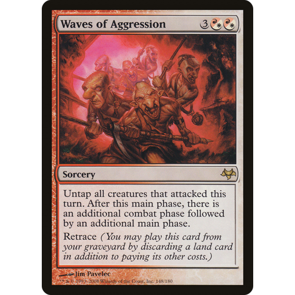 Magic: The Gathering Waves of Aggression (148) Lightly Played