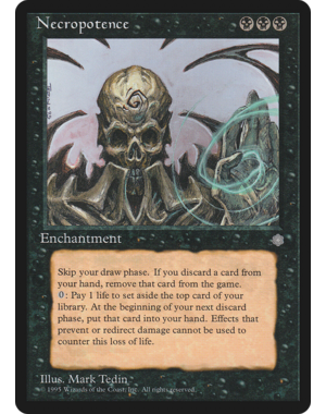 Magic: The Gathering Necropotence (154) Lightly Played