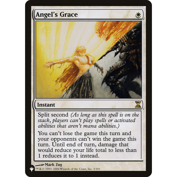 Magic: The Gathering Angel's Grace (003) Lightly Played