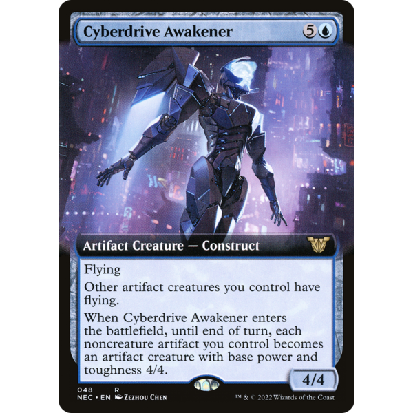 Magic: The Gathering Cyberdrive Awakener (Extended Art) (48) Lightly Played